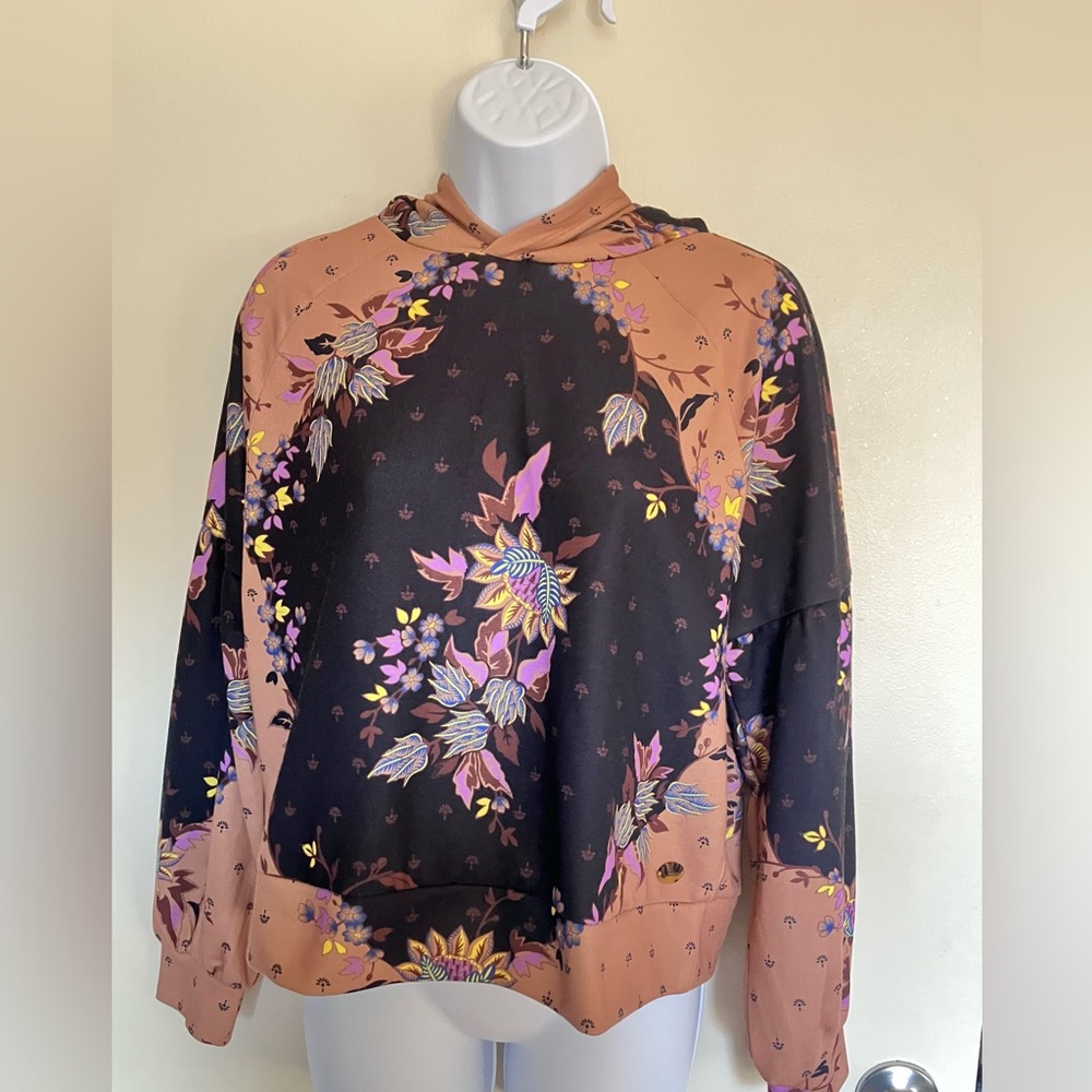 Scotch & Soda Women's Floral Print Boho Starwatcher Hoodie Size Small NWOT